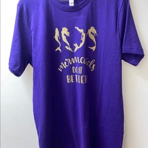 T-shirt with mermaid design